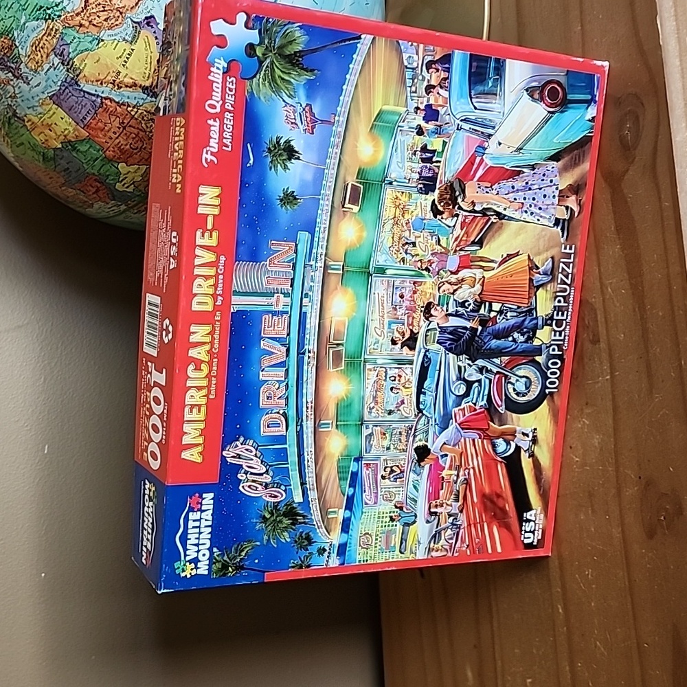 White Mountain American Drive-In 1000 Piece Jigsaw Puzzle